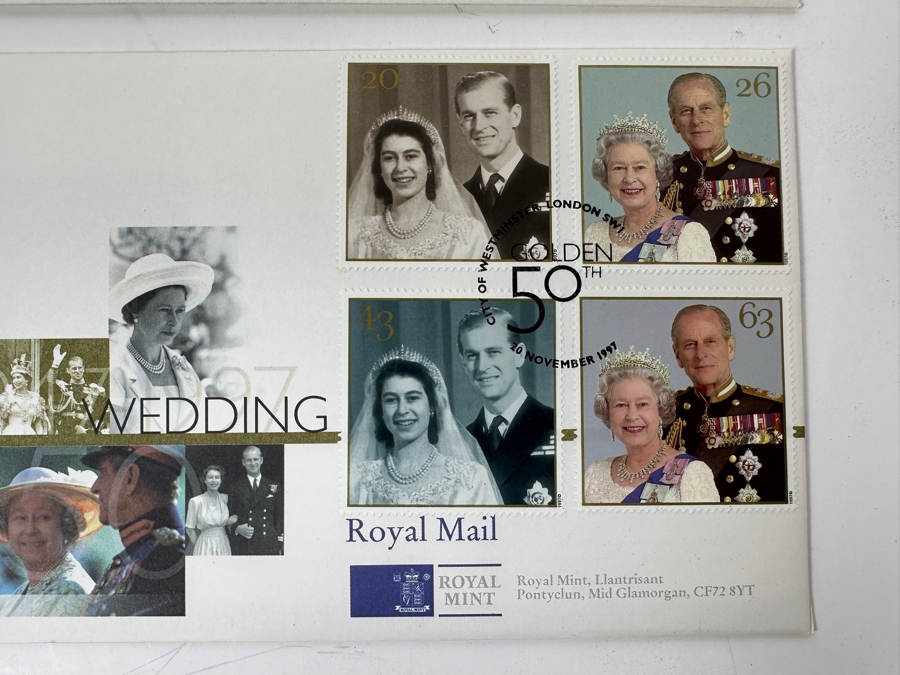 Just Added - Four Royal Mint First Day Covers With Coins / Tokens [Photo 10]