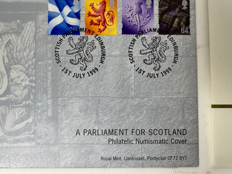 Just Added - Four Royal Mint First Day Covers With Coins / Tokens [Photo 7]