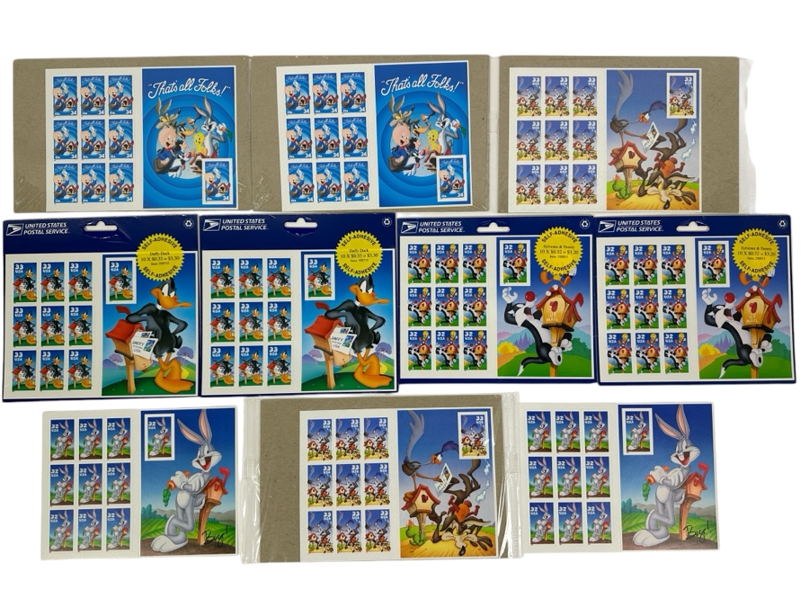 United States Postal Service Mint Stamps Looney Tunes Cartoons