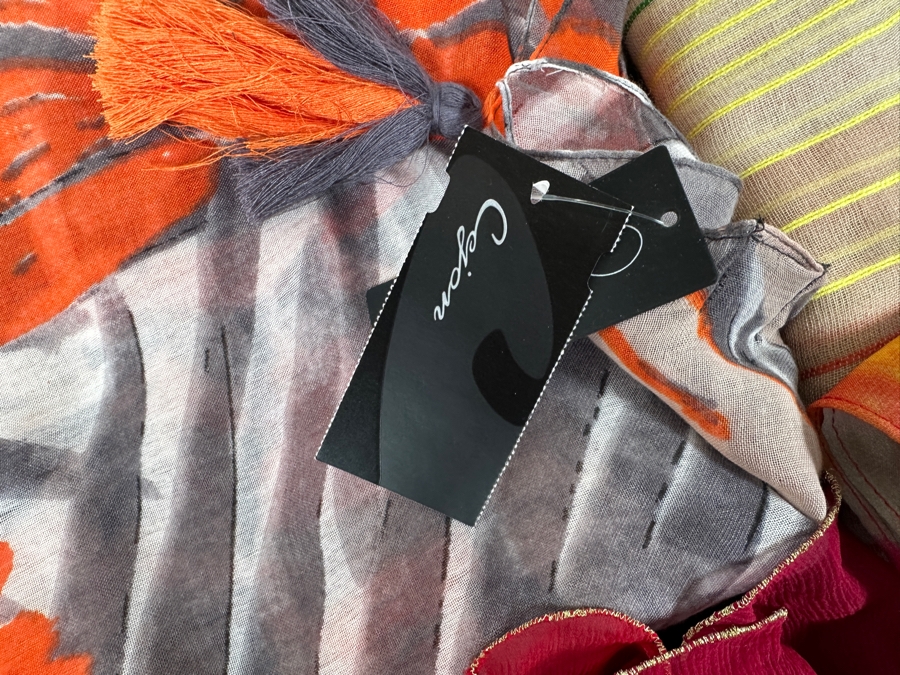 Large Collection Of Women's Scarves & Wraps Some New With Tags [Photo 5]