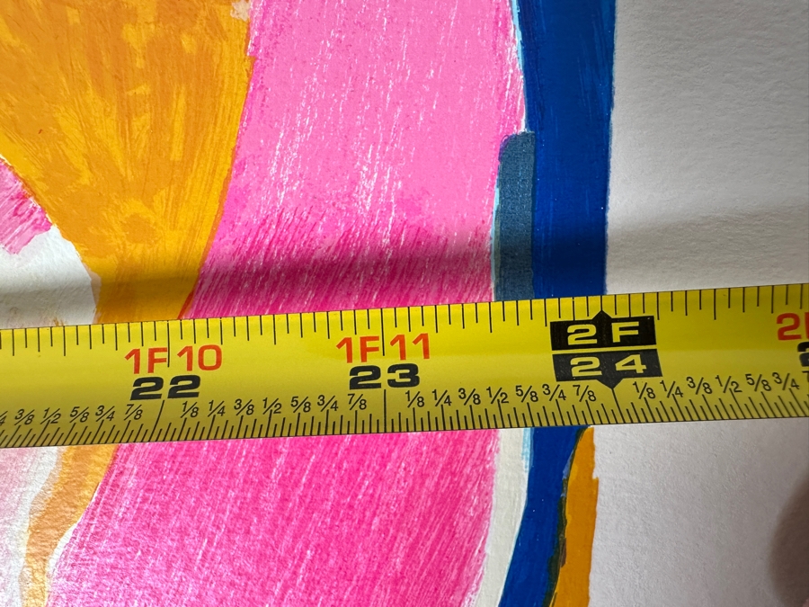 Ali Golkar (B. 1948, Iran) Artist Hand Signed Limited Edition Color Serigraph On Paper Titled 'Sonnet II' Numbered 211 Of 350 24 X 19 [Photo 10]