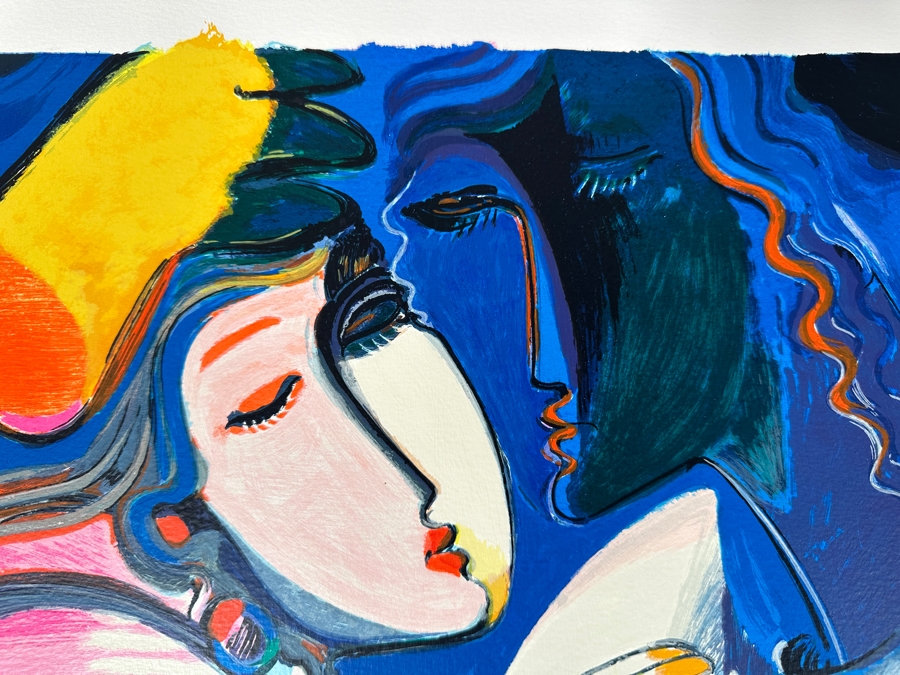 Ali Golkar (B. 1948, Iran) Artist Hand Signed Limited Edition Color Serigraph On Paper Titled 'Sonnet II' Numbered 211 Of 350 24 X 19 [Photo 4]