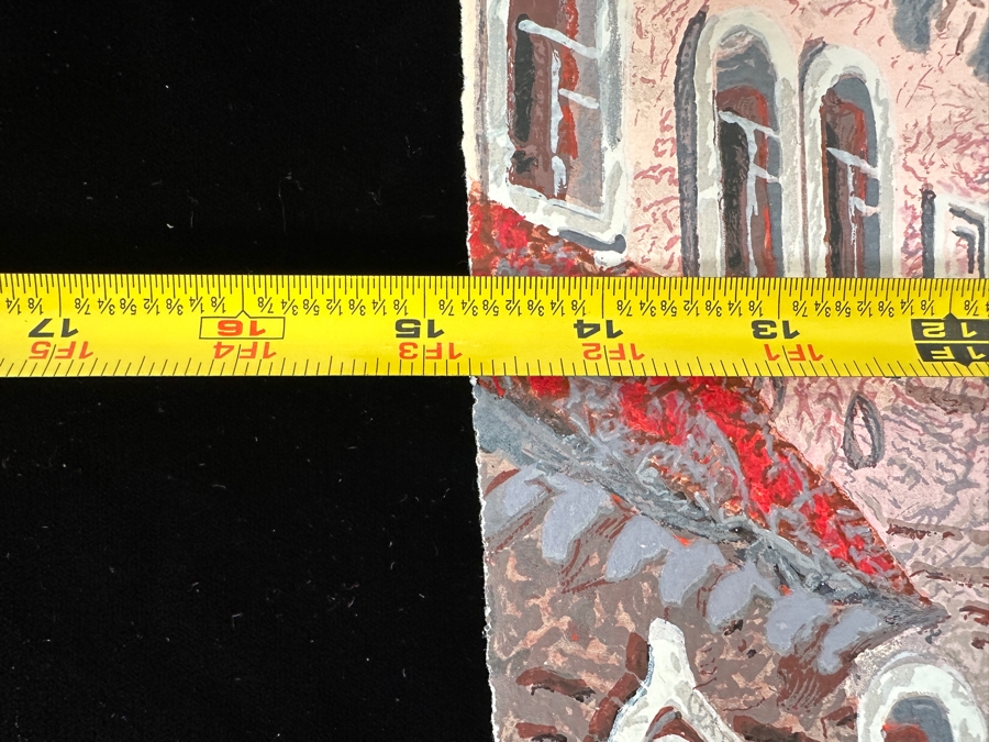 Anatole Krasnyansky (B. 1930, Ukrainian/American) Artist Signed Limited Edition Seriolithograph Titled 'Memories Of Venice I' Numbered 206 Of 350 14.75 X 16.25 [Photo 9]