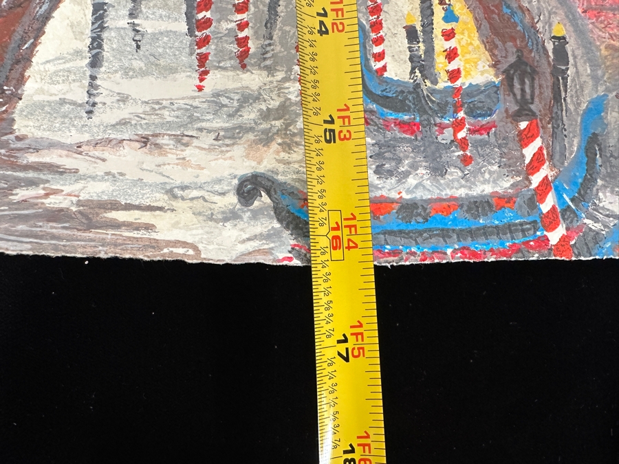 Anatole Krasnyansky (B. 1930, Ukrainian/American) Artist Signed Limited Edition Seriolithograph Titled 'Memories Of Venice I' Numbered 206 Of 350 14.75 X 16.25 [Photo 10]