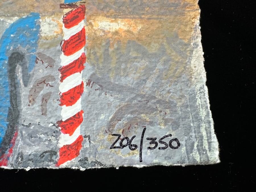 Anatole Krasnyansky (B. 1930, Ukrainian/American) Artist Signed Limited Edition Seriolithograph Titled 'Memories Of Venice I' Numbered 206 Of 350 14.75 X 16.25 [Photo 7]