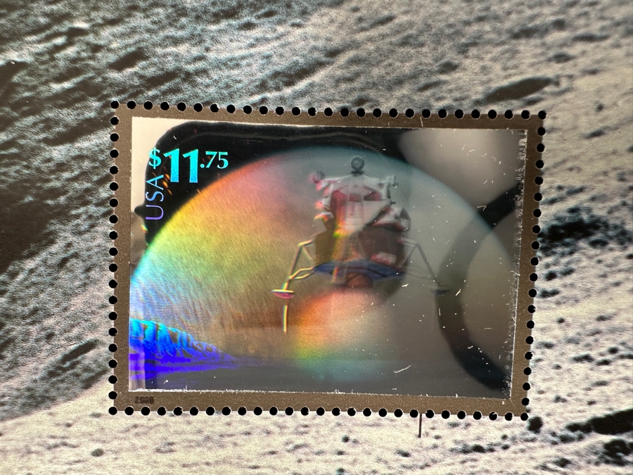 Two Sheets Of Rare Mint U.S. Postage Stamps World Stamp Expo 2000 Space Achievements And Exploration Includes Multiple Holographic Space Stamps With Multiple $11.75 Stamps Featured Per Sheet [Photo 8]