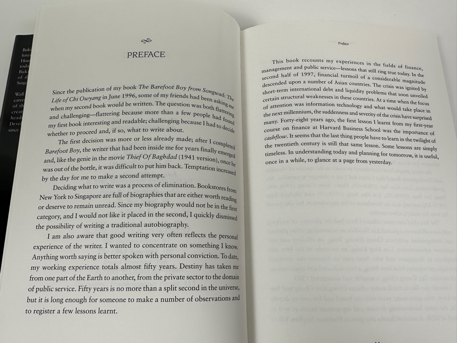1998 First Edition Hardcover Book From Wall Street To Bukit Merah: Strategies Of A Corporate Leader - Entrepeneurs Of Asia By Hsuan Owyang [Photo 8]