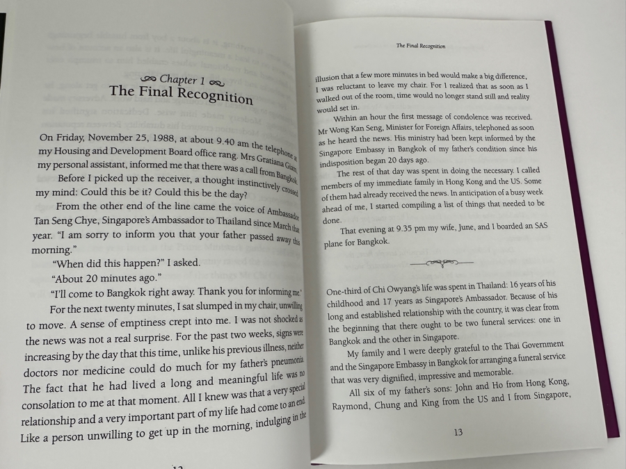 1996 First Edition Hardcover Book The Barefoot Boy From Songward: The Life Of Chi Owyang Entrepeneurs Of Asia By Hsuan Owyang [Photo 8]