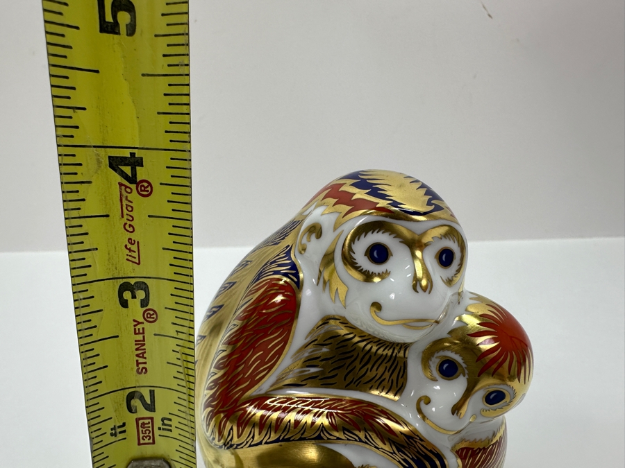 Royal Crown Derby Bone China Monkey Figurine 4H [Photo 7]
