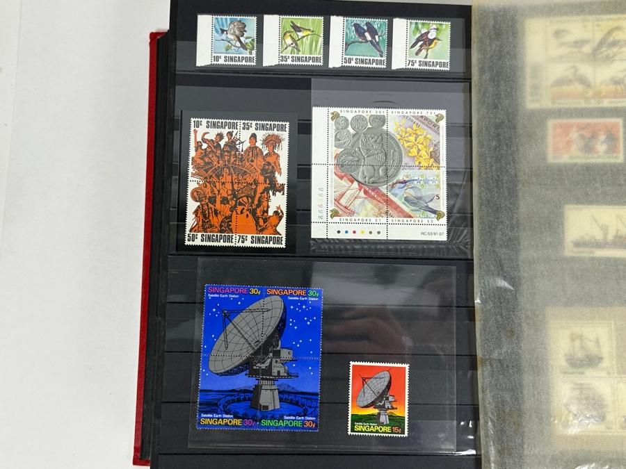 Large Collection Of Mint Stamps From Singapore And Malaysia - See Photos For Sampling Of Stamps In Book [Photo 28]