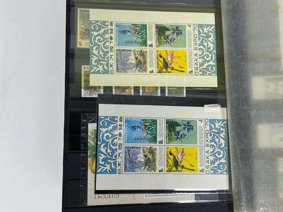 Large Collection Of Mint Stamps From Singapore And Malaysia - See Photos For Sampling Of Stamps In Book [Photo 21]