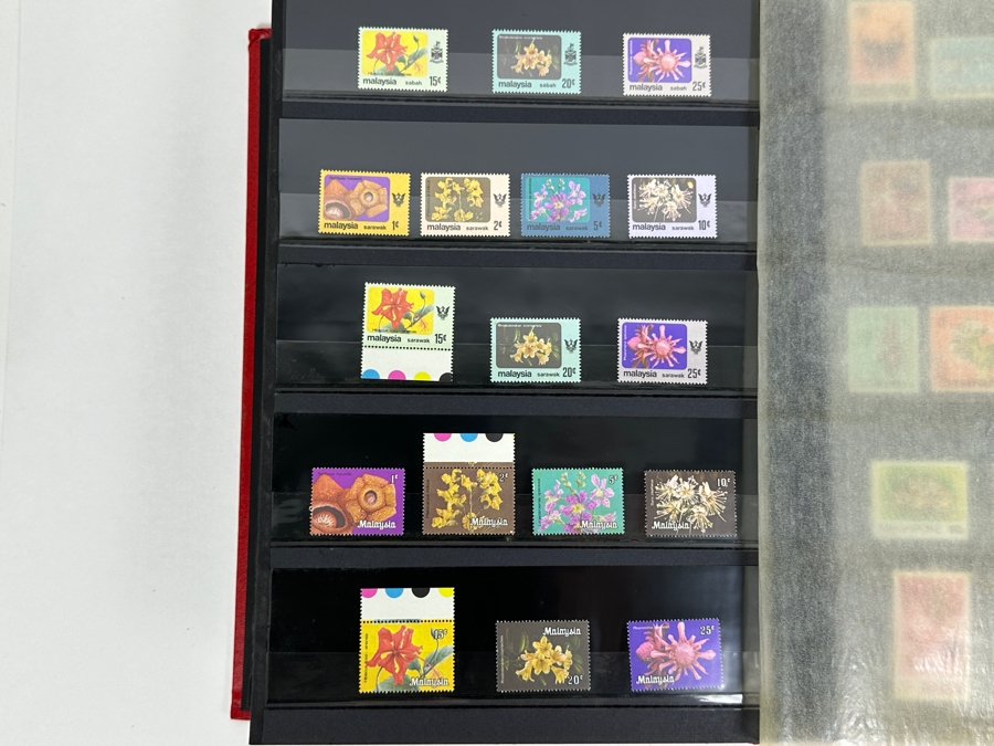 Large Collection Of Mint Stamps From Singapore And Malaysia - See Photos For Sampling Of Stamps In Book [Photo 15]