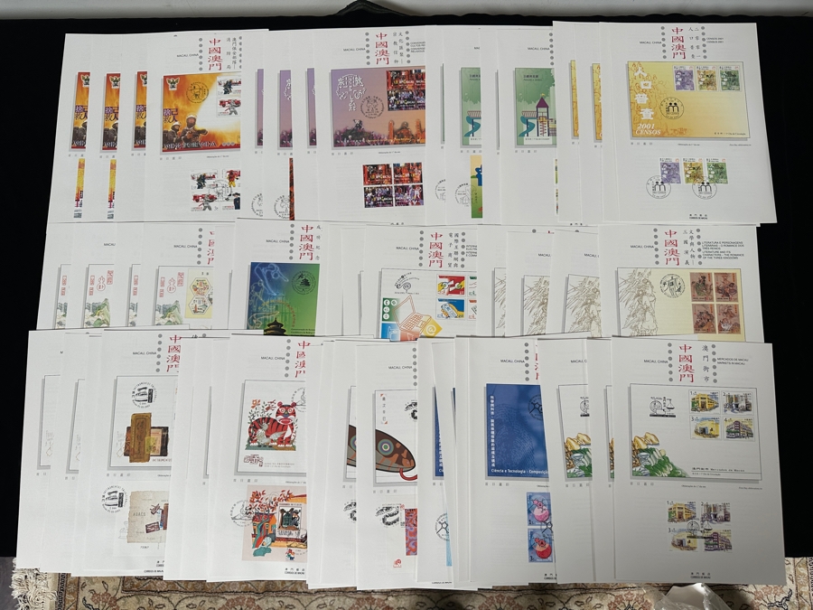 Just Added - Large Collection Of First Day Covers From Macau, China [Photo 2]