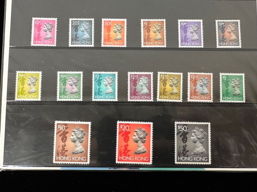 Vintage 1992 Hong Kong Mint Postage Stamps [Photo 5]