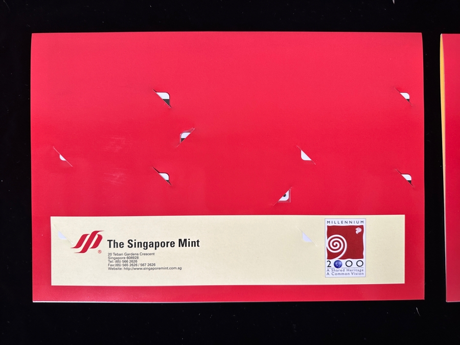 (2) Rare Vintage Chinese Millennium 2000 Collection Dragon Series Cash Cards Set Limited To 1,999 Sets [Photo 17]