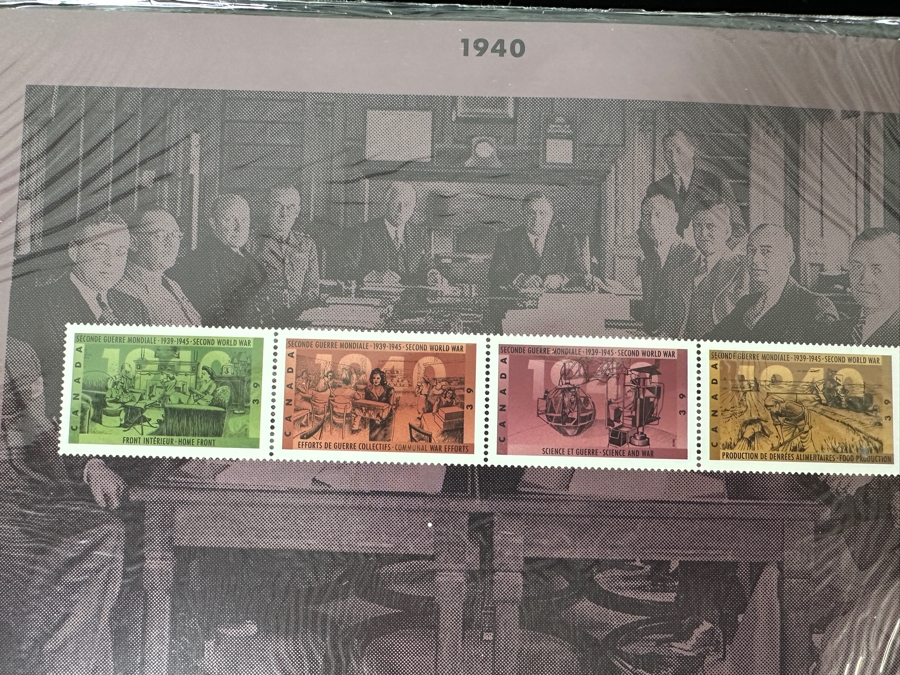 Mint Canadian Post Postage Stamps Sets Second World War Souvenir Editions 1939-1945 - 14 Sets Total Retails $73 [Photo 7]