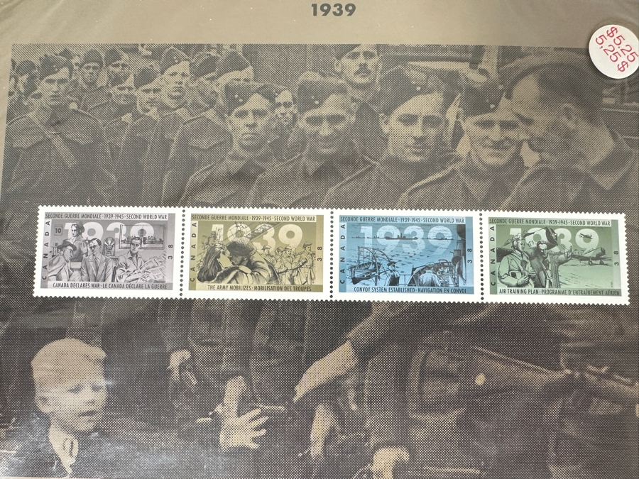 Mint Canadian Post Postage Stamps Sets Second World War Souvenir Editions 1939-1945 - 14 Sets Total Retails $73 [Photo 4]