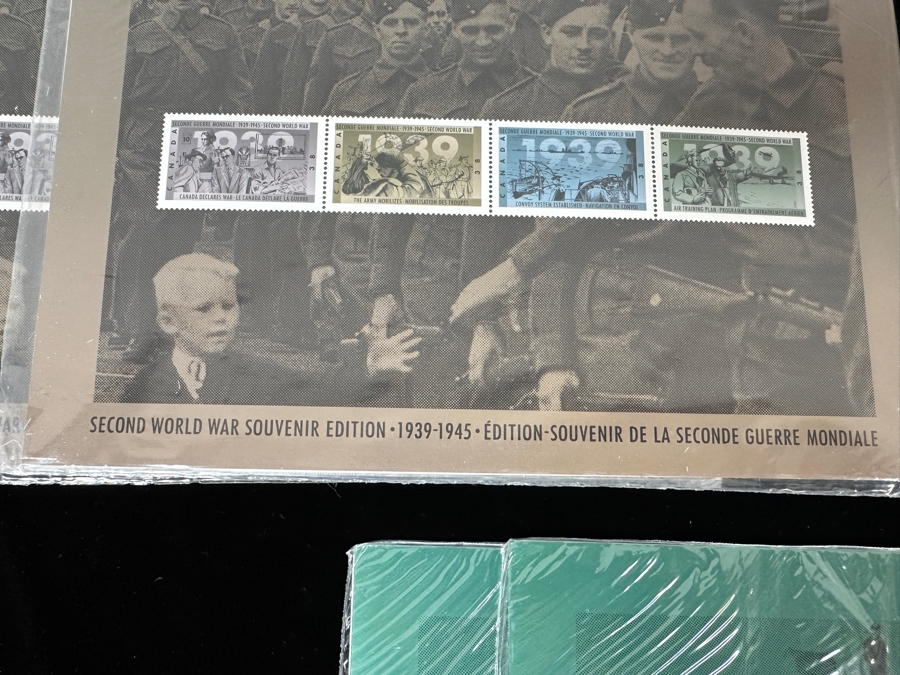 Mint Canadian Post Postage Stamps Sets Second World War Souvenir Editions 1939-1945 - 14 Sets Total Retails $73 [Photo 18]