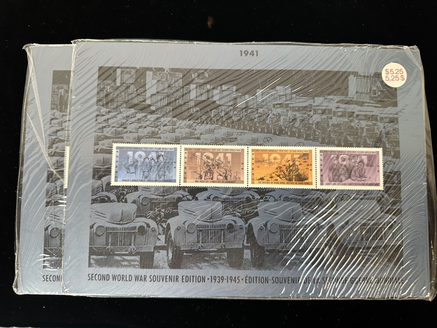 Mint Canadian Post Postage Stamps Sets Second World War Souvenir Editions 1939-1945 - 14 Sets Total Retails $73 [Photo 8]