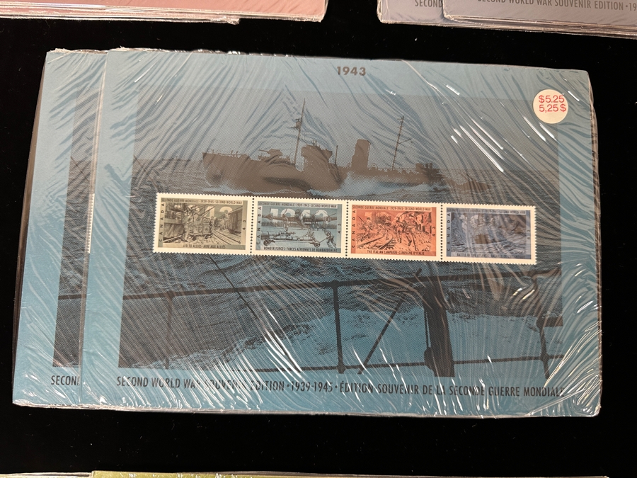 Mint Canadian Post Postage Stamps Sets Second World War Souvenir Editions 1939-1945 - 14 Sets Total Retails $73 [Photo 12]