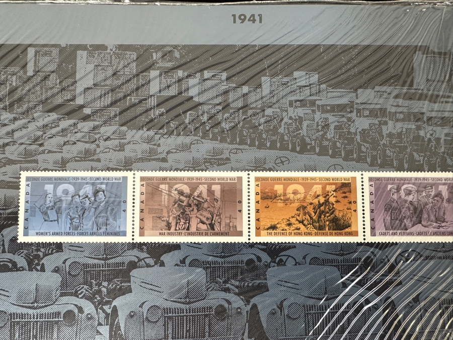 Mint Canadian Post Postage Stamps Sets Second World War Souvenir Editions 1939-1945 - 14 Sets Total Retails $73 [Photo 9]