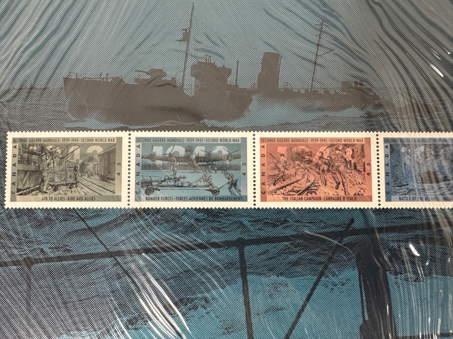 Mint Canadian Post Postage Stamps Sets Second World War Souvenir Editions 1939-1945 - 14 Sets Total Retails $73 [Photo 13]