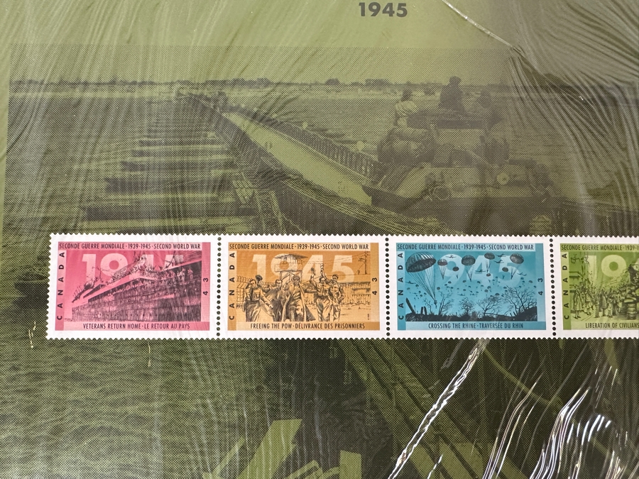 Mint Canadian Post Postage Stamps Sets Second World War Souvenir Editions 1939-1945 - 14 Sets Total Retails $73 [Photo 17]