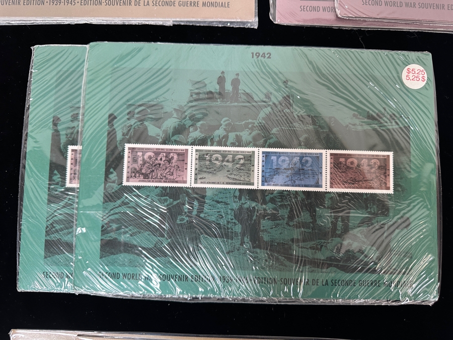 Mint Canadian Post Postage Stamps Sets Second World War Souvenir Editions 1939-1945 - 14 Sets Total Retails $73 [Photo 10]