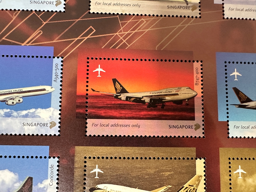 Just Added - Mint Singapore Postage Stamps 9 Sheets [Photo 8]