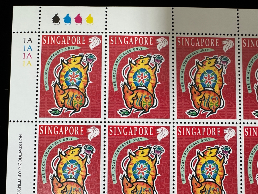 Just Added - Mint Singapore Postage Stamps 9 Sheets [Photo 4]