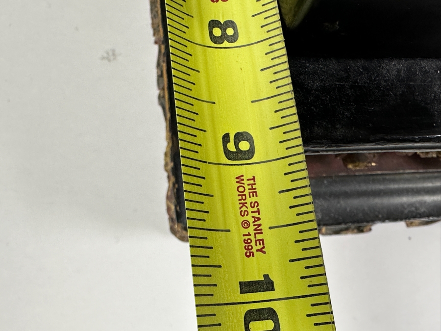 Impressive Vintage Chinese Gilt & Lacquered Relief Carved Wooden Stand Altar Offering Box Signed Underneath Lid 14.5W X 9D X 9.75H [Photo 26]