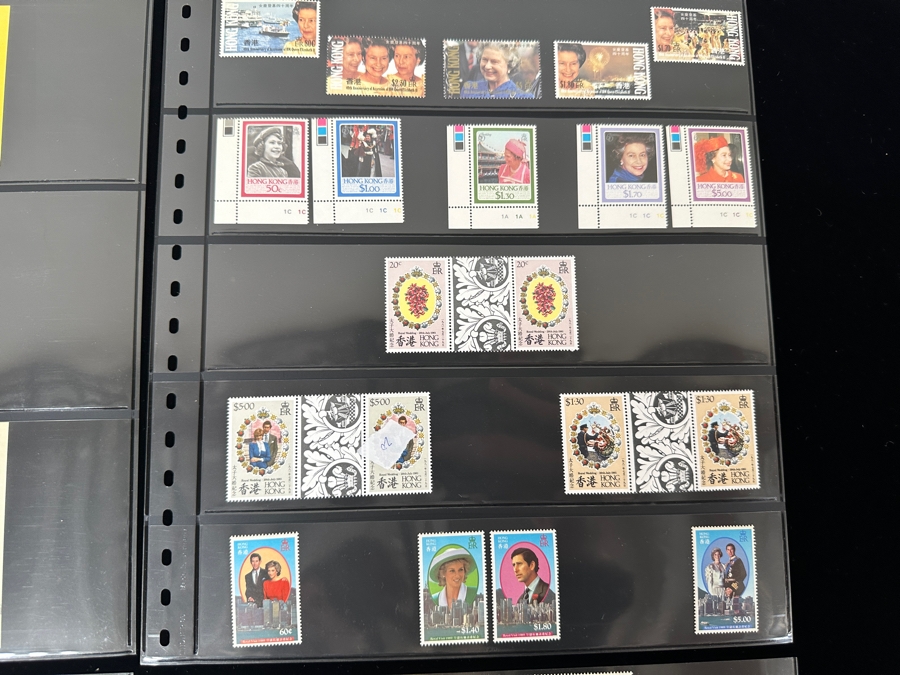 Just Added - Mint Hong Kong Postage Stamps - See Photos For Stamps On Other Side Of Sheets [Photo 6]
