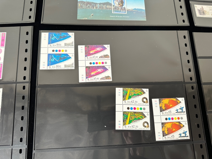 Just Added - Mint Hong Kong Postage Stamps - See Photos For Stamps On Other Side Of Sheets [Photo 17]