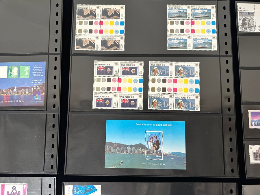 Just Added - Mint Hong Kong Postage Stamps - See Photos For Stamps On Other Side Of Sheets [Photo 14]