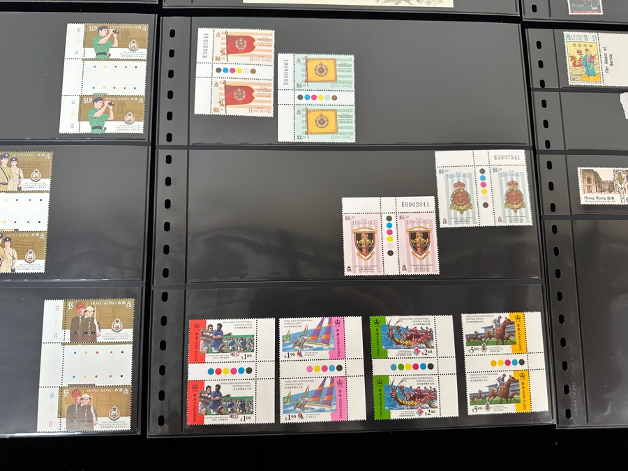 Just Added - Mint Hong Kong Postage Stamps - See Photos For Stamps On Other Side Of Sheets [Photo 9]