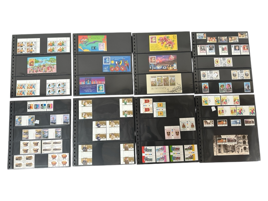 Just Added - Mint Hong Kong Postage Stamps - See Photos For Stamps On Other Side Of Sheets