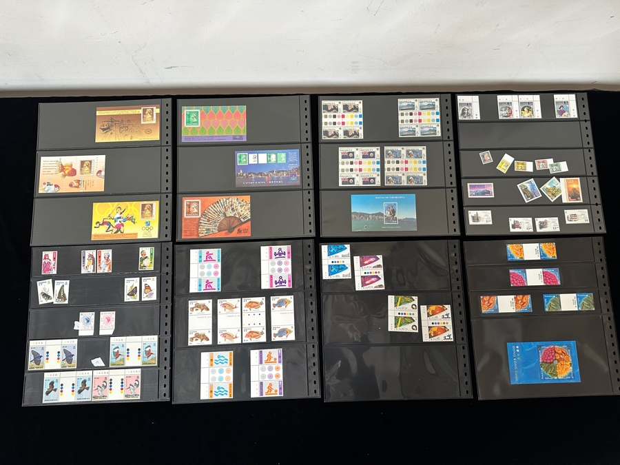Just Added - Mint Hong Kong Postage Stamps - See Photos For Stamps On Other Side Of Sheets [Photo 11]