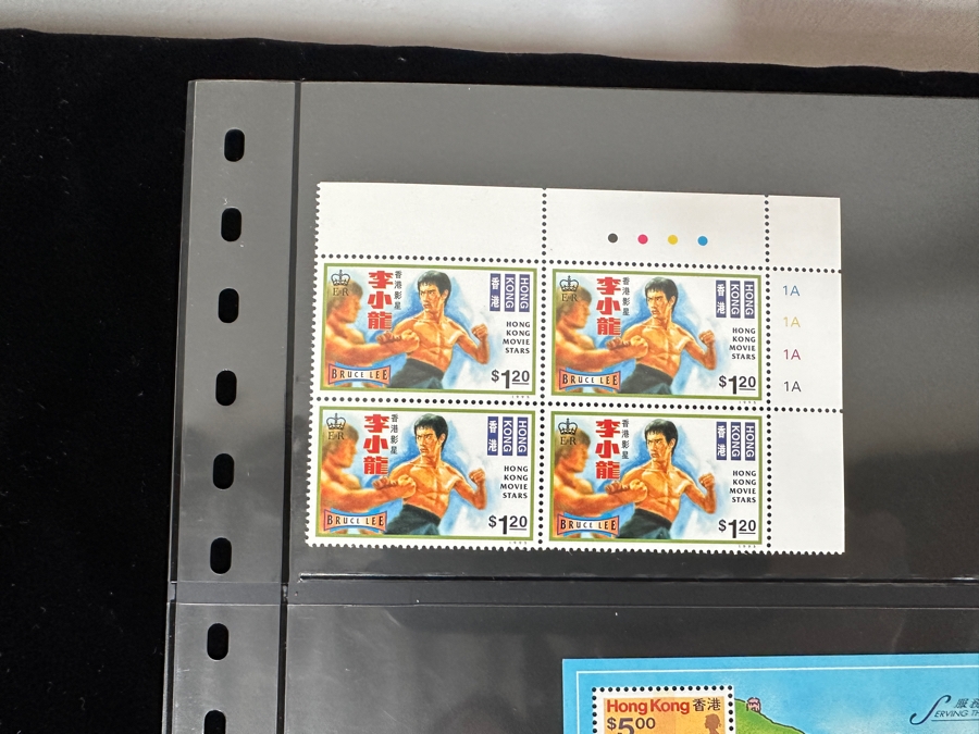 Just Added - Mint Hong Kong Postage Stamps - See Photos For Stamps On Other Side Of Sheets [Photo 2]