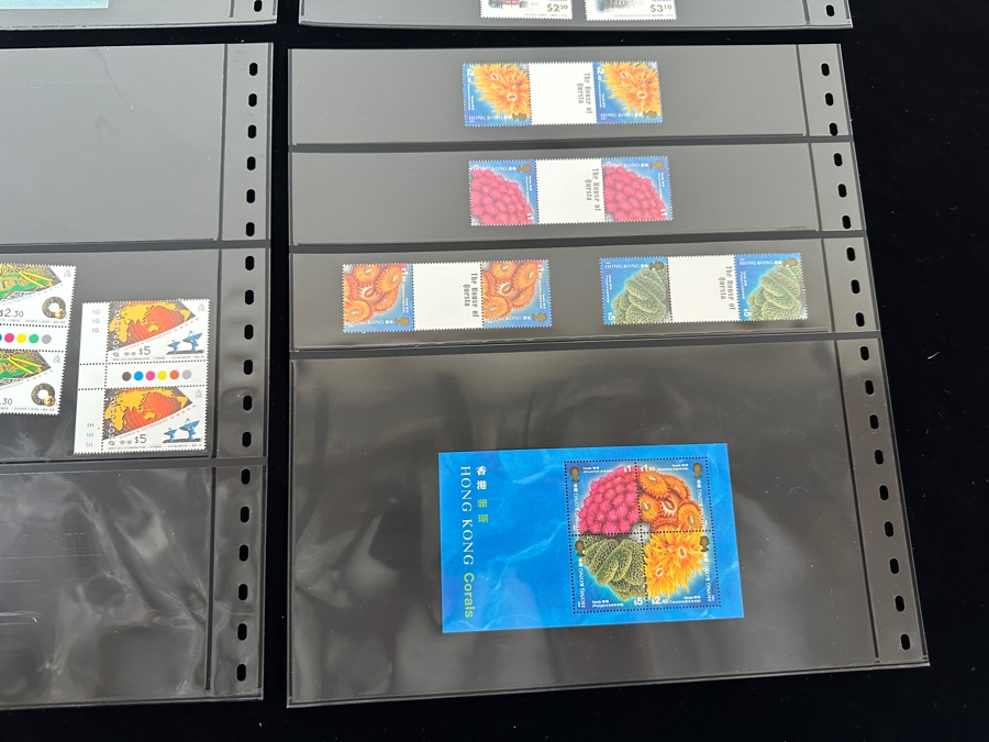 Just Added - Mint Hong Kong Postage Stamps - See Photos For Stamps On Other Side Of Sheets [Photo 16]