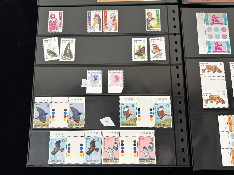 Just Added - Mint Hong Kong Postage Stamps - See Photos For Stamps On Other Side Of Sheets [Photo 19]