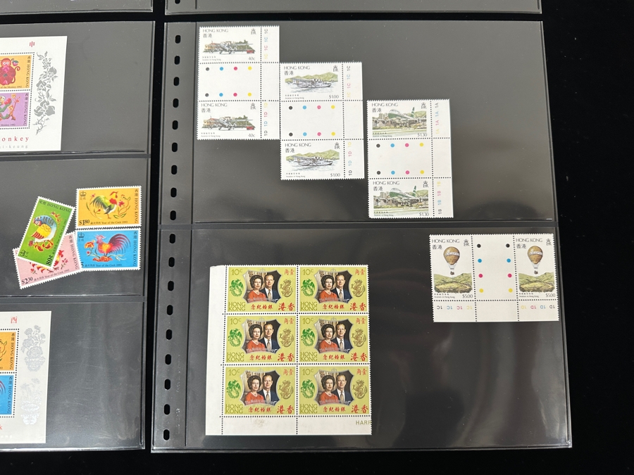 Just Added - Mint Hong Kong Postage Stamps - See Photos For Stamps On Other Side Of Sheets [Photo 8]