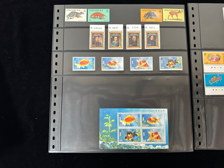 Just Added - Mint Hong Kong Postage Stamps - See Photos For Stamps On Other Side Of Sheets [Photo 11]