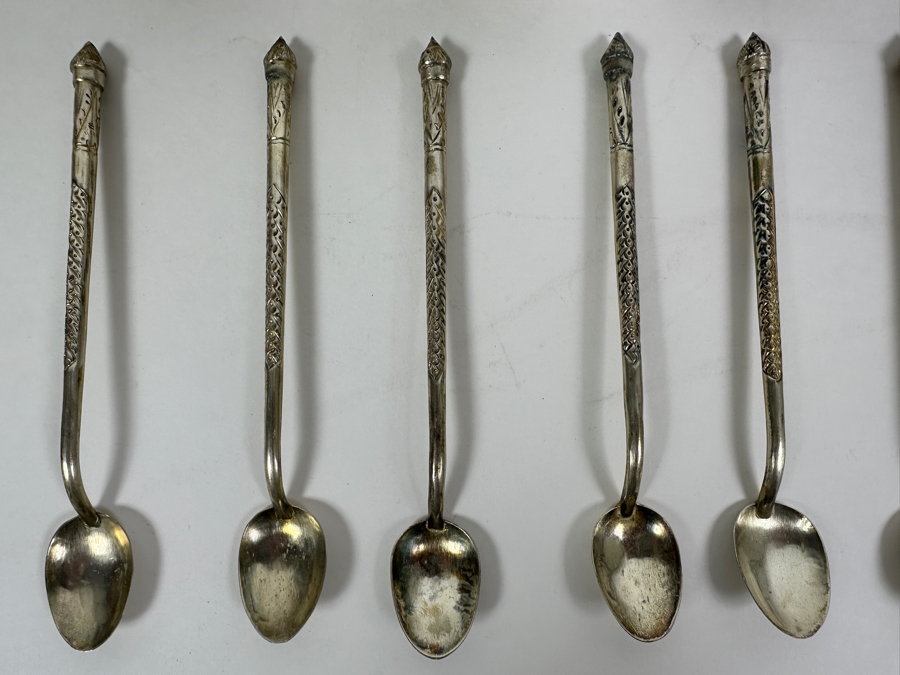 .800 Silver Spoons and Ladles 475g (80% Silver - Silver Melt Value $401) [Photo 6]