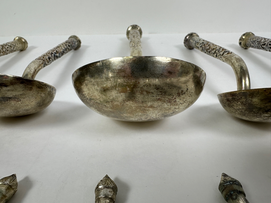 .800 Silver Spoons and Ladles 475g (80% Silver - Silver Melt Value $401) [Photo 5]