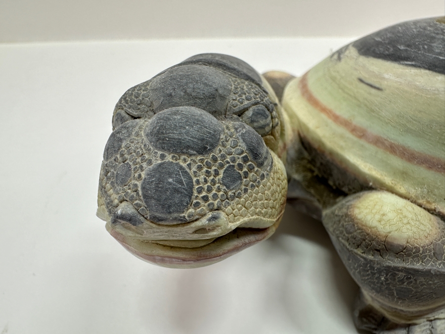 Stunning Hand Carved Chinese Stone Turtle 1,366g [Photo 5]