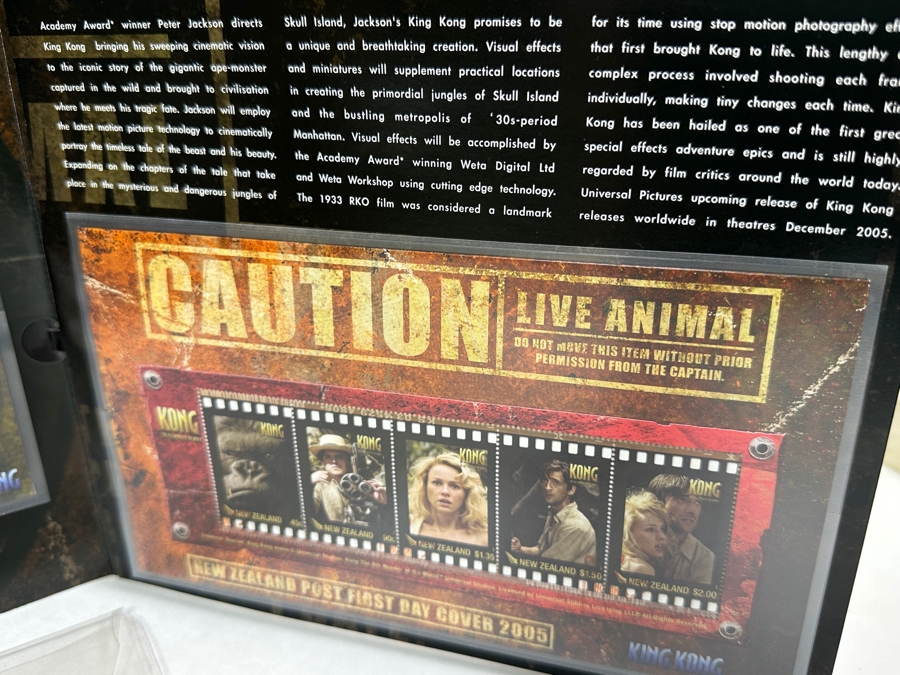 Just Added - Mint King Kong Movie Stamps From The New Zealand Post [Photo 8]