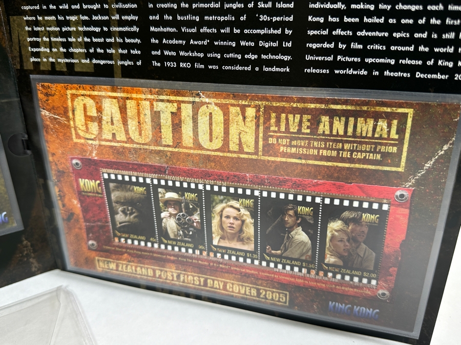 Just Added - Mint King Kong Movie Stamps From The New Zealand Post [Photo 9]