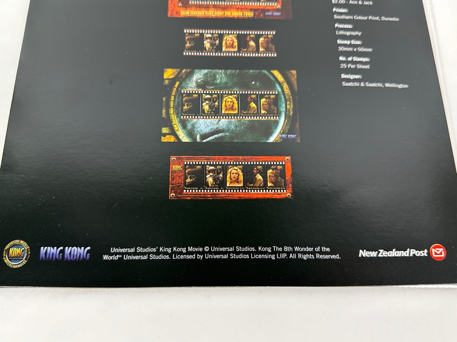 Just Added - Mint King Kong Movie Stamps From The New Zealand Post [Photo 4]