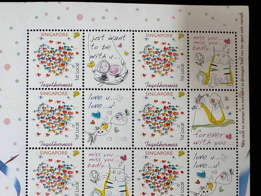 Just Added - Singapore Mint Postage Stamp Sheets 18 Sheets: Wallace & Gromit, Happy Lunar New Year & Thinking Of You [Photo 8]