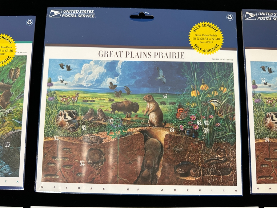 Just Added - US Mint Postage Stamps Featuring Wildlife 17 Sheets [Photo 10]